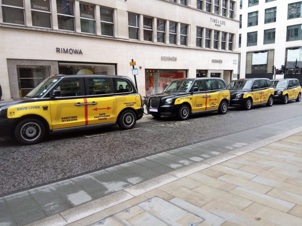 Taxi Advertising full Taxi wrap in London